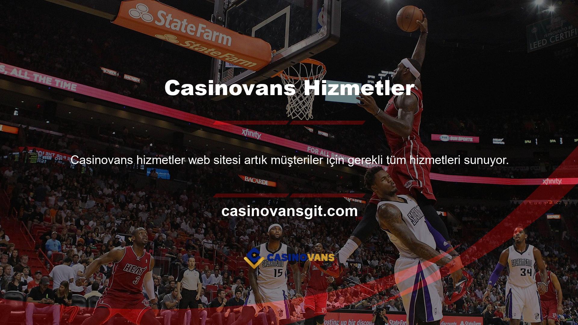 Halen spor bahisleri, canlı bahis, Casinovans canlı casino ve casino gibi hizmetler sunan bu site aynı zamanda bu hizmetleri de sunma yetkisine sahiptir